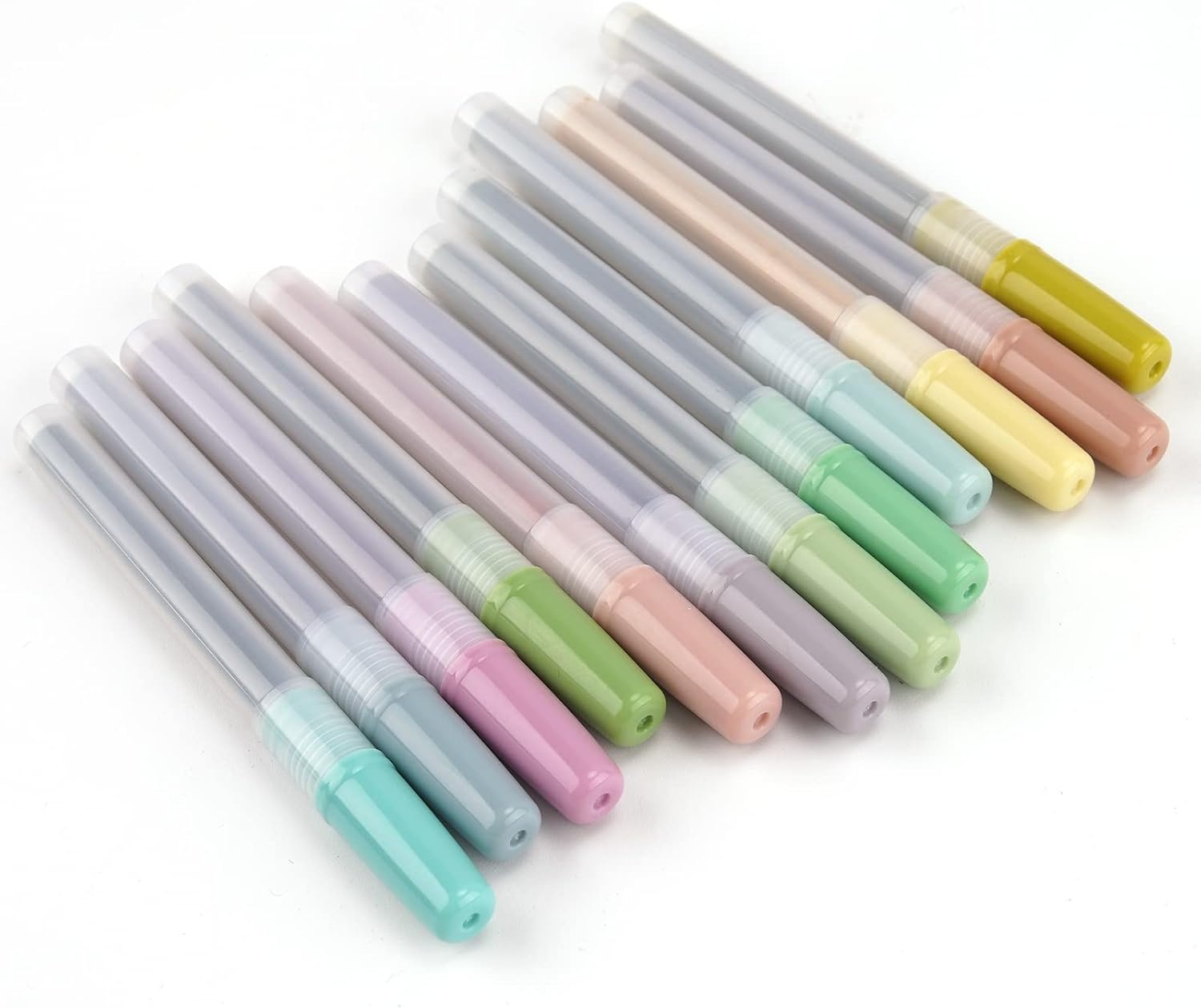 image:imageWRITECH Highlighter Refills Assorted Colors Chisel Tip No Smear 12ct NeutralNeutral