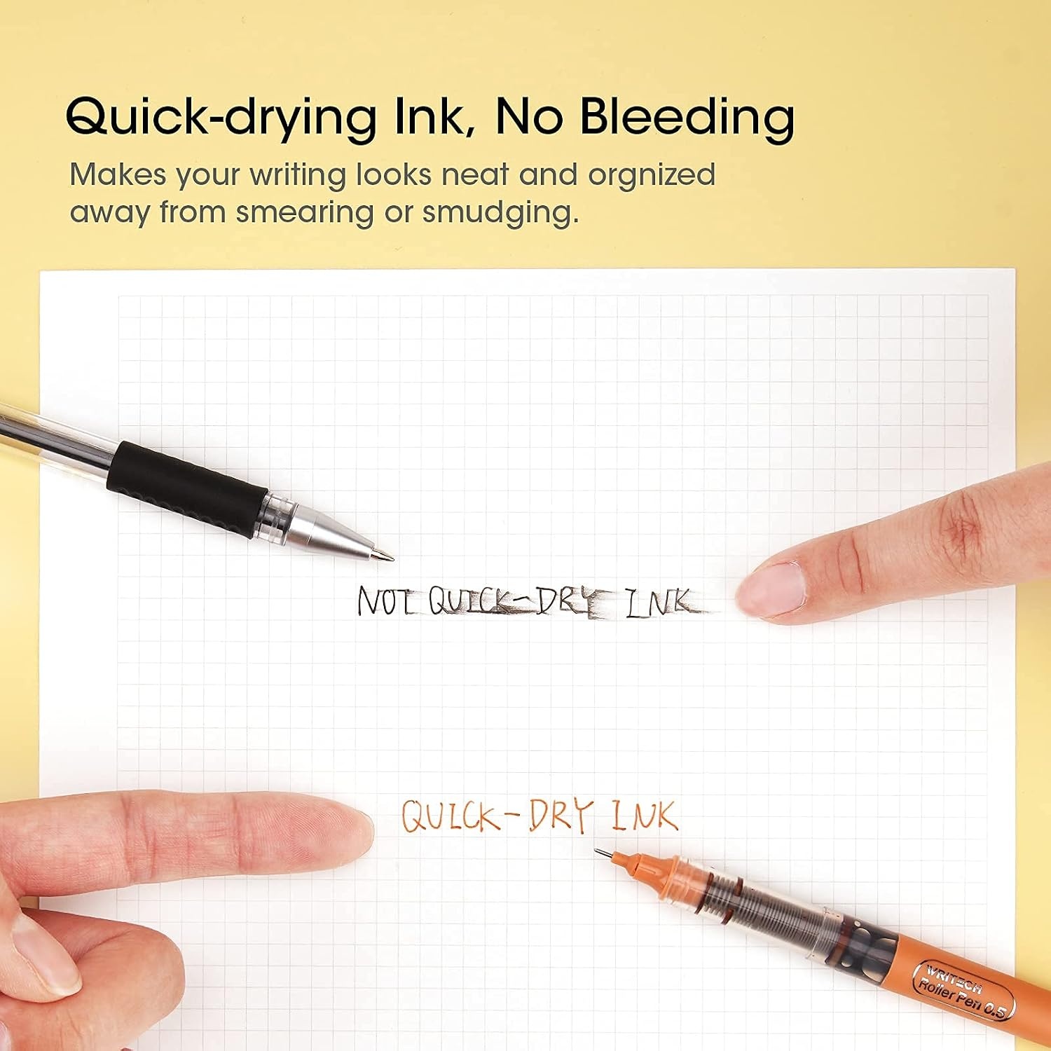 image:imageWRITECH Liquid Ink Rollerball 05mm Extra Fine Point Smooth Writing Quick Dry Roller Pens 8 Assorted Colors for Journaling Drawing amp Sketching VintageVintage