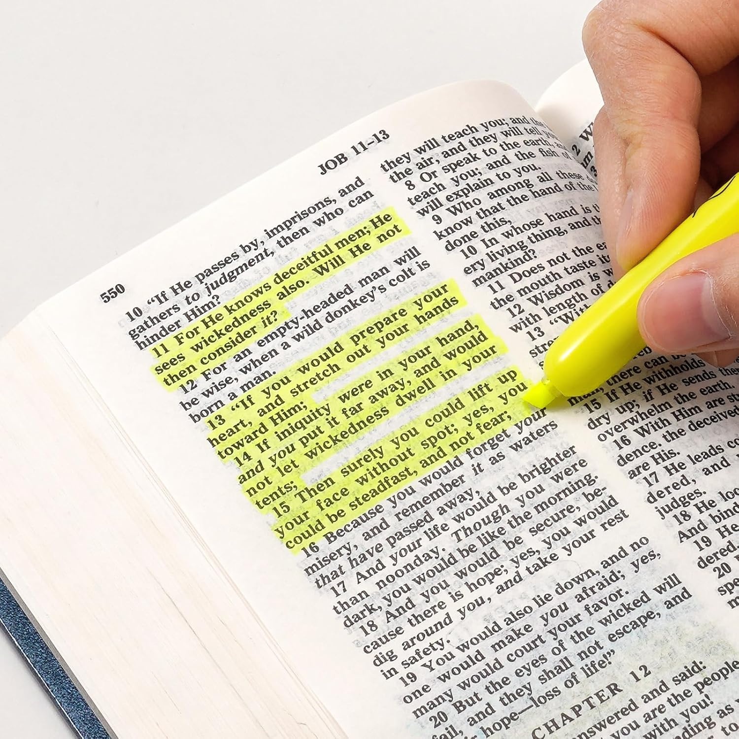 image:imageWRITECH Retractable Bible Highlighters Assorted Pastel Colors No Bleed Aesthetic Marker Pen Chisel Tip 12 PackYellow