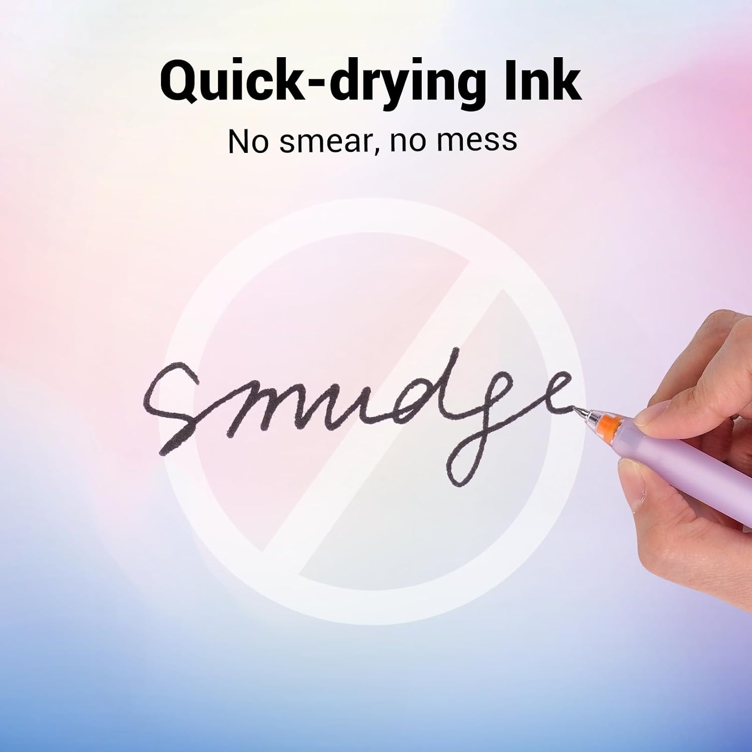 image:imageWRITECH Retractable Gel Ink Pens 05mm BlackInk Switch Between Silent and Clicky Soft Grip Fine Point Pen for Journaling Smooth Writing Quickdry No Bleed 10ctBlackA