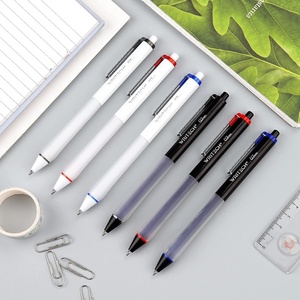 image:imageWRITECH Gel Ink Retractable Pens Assorted Colors Ink 07mm Medium Point Pen Set Smooth Writing Multi Colored No Bleed Pens Bulk for Journaling 8ctRed