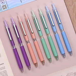 image:imageWRITECH Gel Pens Fine Point Retractable 05mm Black Ink Click Pen for Smooth Writing Journaling Note Taking Sketching No Smudge amp Smear 8ctHalo