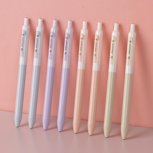 image:imageWRITECH Gel Pens Fine Point Retractable 05mm Blue Ink Silent Click Extra Fine No Smear Smudge Smooth Writing Pen 8ct Bullet Tip Non Bleed for JournalingBlack8ct