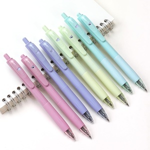 image:imageWRITECH Gel Pens Fine Point Retractable Black Ink Pen Smooth Writing 8ct 07mm Medium Point Tip for Journaling Note Taking No Bleed amp Smear amp Smudge Vivid Color Barrel Silent Click Peekaboo Set1 Count Pack of 8