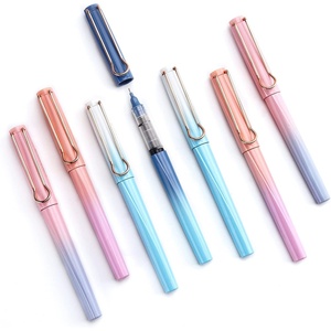 image:imageWRITECH Liquid Ink Rollerball Pens 05mm Assorted Colors Pens Fine Point Quick Dry Roller Pens Pack of 8 VividGradient