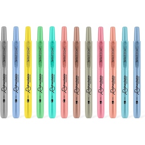 image:imageWRITECH Retractable Bible Highlighters Assorted Pastel Colors No Bleed Aesthetic Marker Pen Chisel Tip 12 PackMildVintage