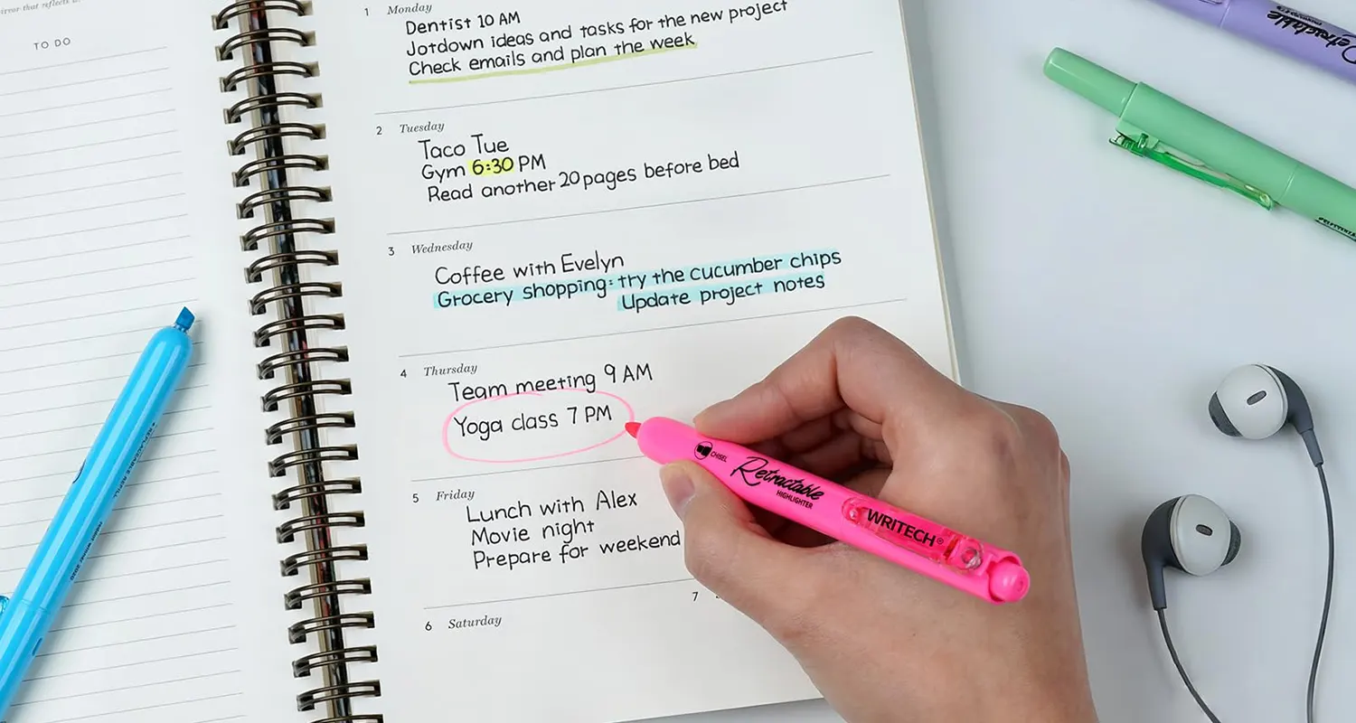 WRITECH Ink Pens and Highlighters